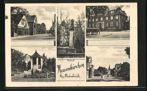AK Neuenkirchen, Vier Motive aus der Ortschaft