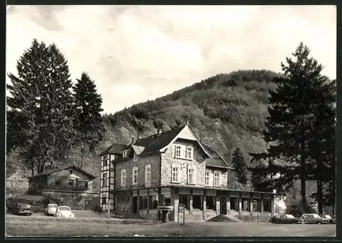 AK Rüdesheim, Wald-Gasthof u. Pension Kammerburg im Wispertal