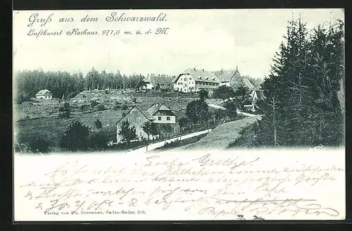 AK Rothaus / Schwarzwald, Ortspanorama