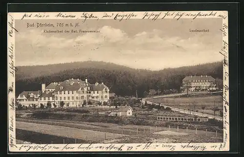 AK Bad Dürrheim, Kindersolbad des Bad. Frauenvereins, Landessolbad