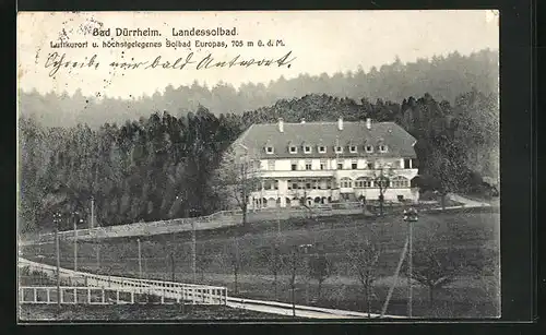 AK Bad Dürrheim, Motiv vom Landessolbad