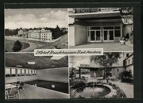 AK Bad Aachen, Hotel Buschhausen-Motel