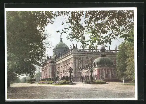AK Potsdam, Sanssouci, Das Neue Palais von Nordosten