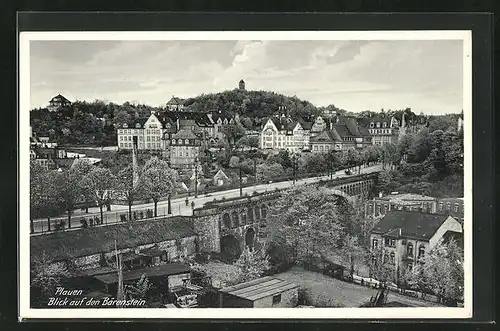 AK Plauen, Blick auf den Bärenstein