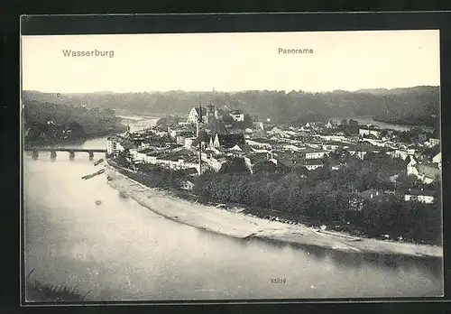AK Wasserburg / Inn, Panorama
