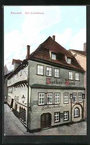 AK Eisenach, Lutherhaus mit Lutherkeller