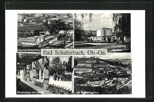 AK Bad Schallerbach, Thermal-Schwefelbad, Kurhaus, Magdalenenberg