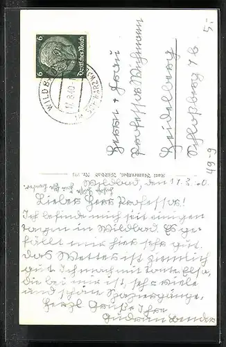 AK Wildbad / Schwarzwald, Ortsansicht mit Bergbahn