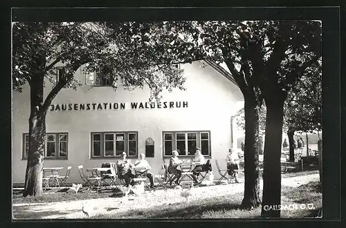 AK Gallspach, Gasthaus Jausenstation Waldesruh