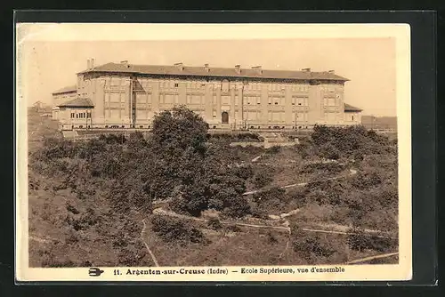 AK Argenton-sur-Creuse, Ecole Supérieure, Vue d`ensemble