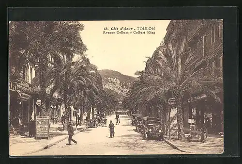 AK Toulon / Côte d`Azur, Avenue Colbert