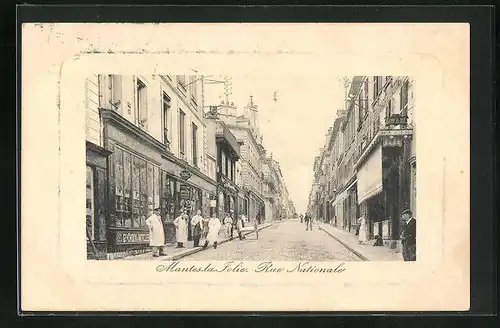 AK Mantes-la-Jolie, Rue Nationale