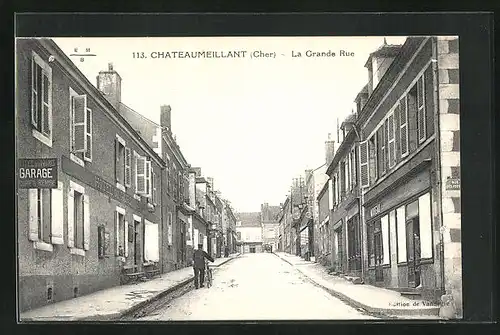 AK Chateaumeillant, la Grande Rue