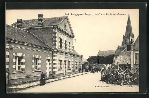 AK Savigny-sur-Braye, Ecole des Garcons