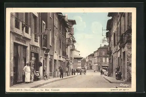 AK Villemur, la Rue Centrale et Boucherie