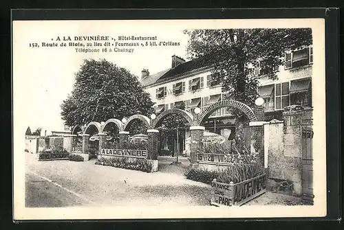 AK Chaigny, A la Devinière, Hôtel-Restaurant, 152, Route de Blois