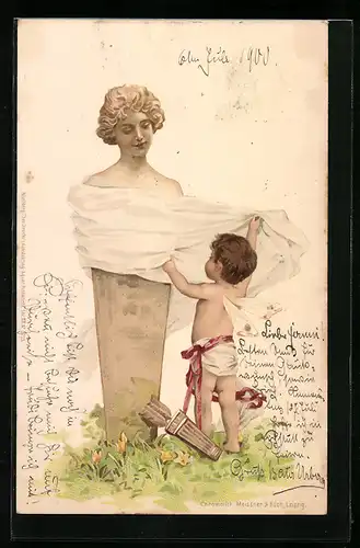 AK Amor enthüllt Büste einer Schönheit