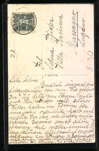 AK Der Bergschuster in seiner Werkstatt