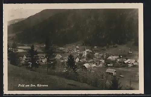 AK Feld am See, Gesamtansicht von oben