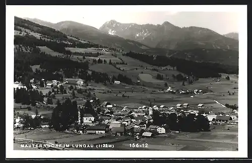 AK Mauterndorf im Lungau, Gesamtansicht mit Umgebung aus der Vogelschau