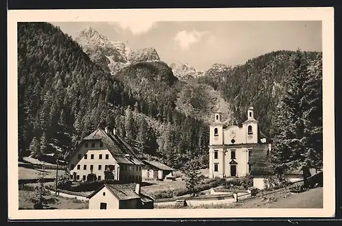 AK St. Martin bei Lofer, Kirche Maria Kirchental