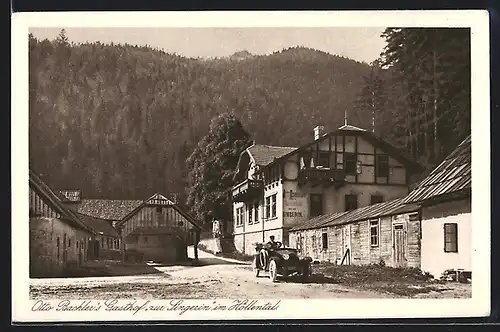 AK Schwarzau im Gebirge, Otto Bachler`s Gasthof Zur Singerin im Höllental