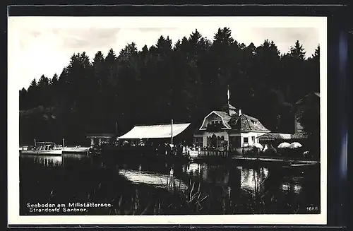 AK Seeboden am Millstättersee, Strandcafe Santner