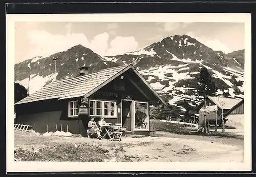 AK Radstadt /Radstädter Tauern, Panorama mit Gasthaus