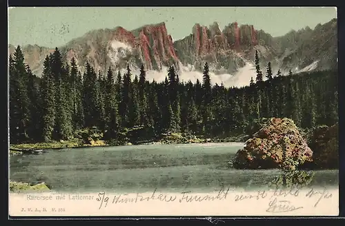 AK Karersee, Teilansicht mit Lattemar
