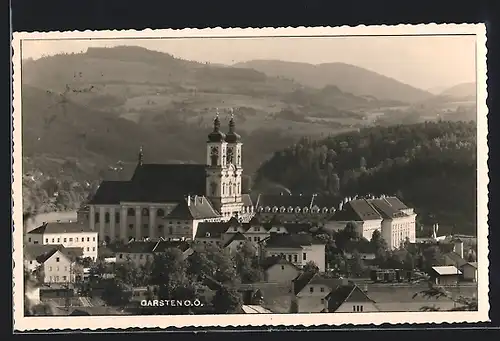 AK Garsten, Panorama mit Kirche