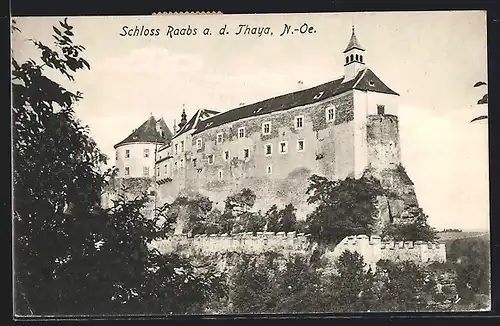 AK Raabs a. d. Thaya, Blick auf das Schloss