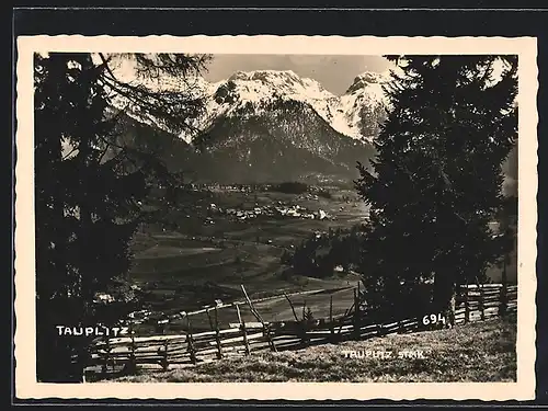 AK Bad Mitterndorf, Tauplitz mit Gebirge