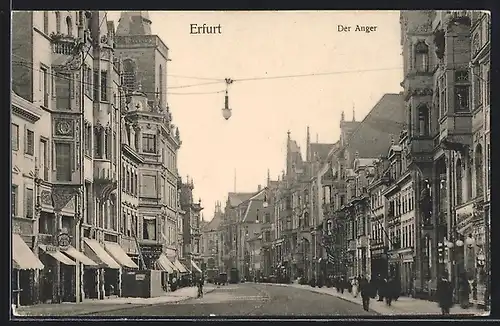 AK Erfurt, Der Anger mit Geschäften