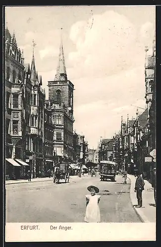 AK Erfurt, Strasse am Anger