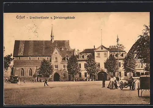 AK Erfurt, Ursulinerkloster u. Divisionsgebäude