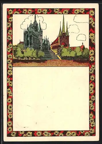 Künstler-AK Erfurt, 1. Bezirksjugendtreffen am 11. August 1929