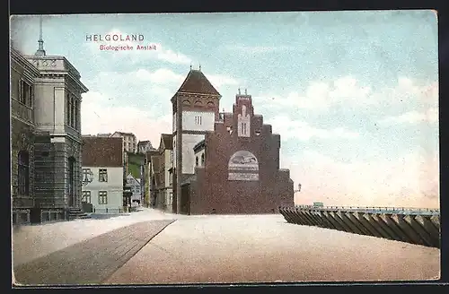 AK Helgoland, Ansicht der Biologischen Anstalt