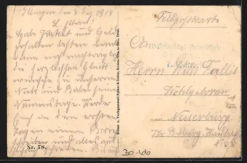 AK Feld-Villa Götz, Soldaten in Uniform im Unterstand, Schützengraben