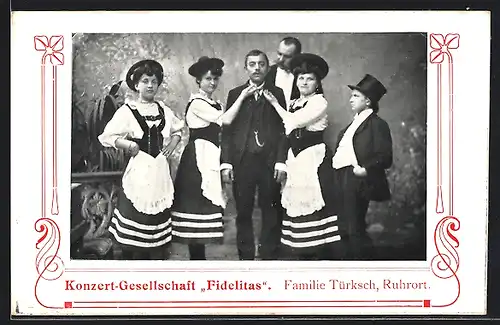 AK Ruhrort, Konzert-Gesellschaft Fidelitas, Familie Türksch, Musiker