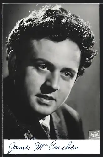 AK Opernsänger James Mac Cracken, mit original Autograph