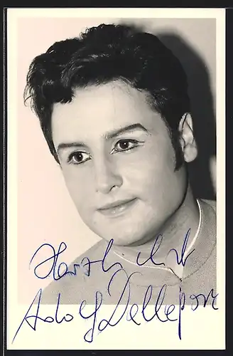AK Opernsänger Adolf Dallapozza, mit original Autograph