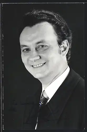 AK Opernsänger Yves Bisson, mit original Autograph