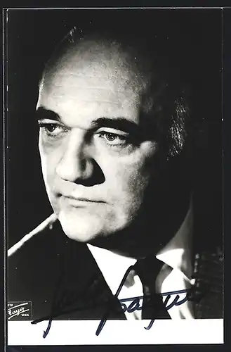 AK Opernsänger Gabriel Bacquier, mit original Autograph