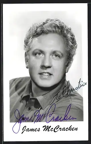 AK Opernsänger James Mc Cracken, mit original Autograph