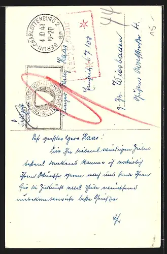 AK Opernsänger Emil Frickatz, mit original Autograph