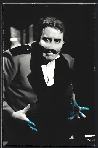 AK Opernsänger Ernst Gutstein auf der Bühne, mit original Autograph