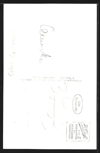 AK Opernsänger Oskar Czerwenka auf der Bühne, mit original Autograph