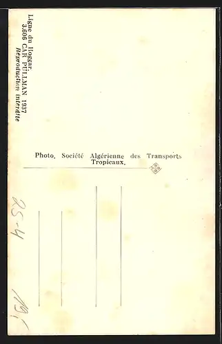 AK Car Pullman, Lugne du Hoggar, Autobus