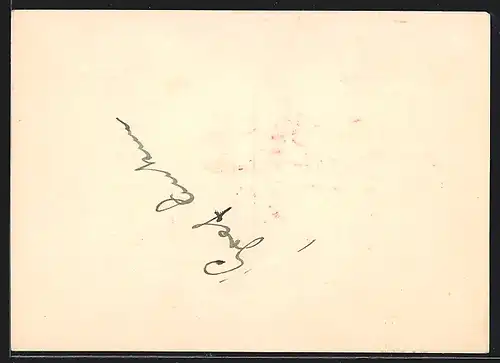 AK Tinten-Autograph von Felix Graf Luckner