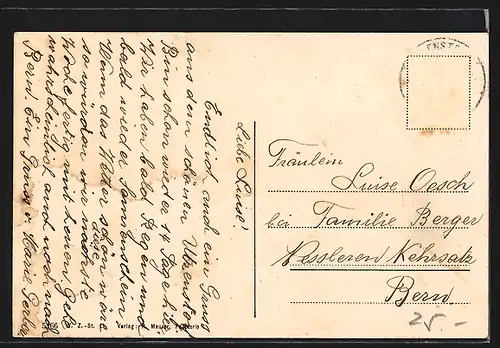 AK Utzenstorf, Gasthof zum Bären mit Garten, von oben gesehen